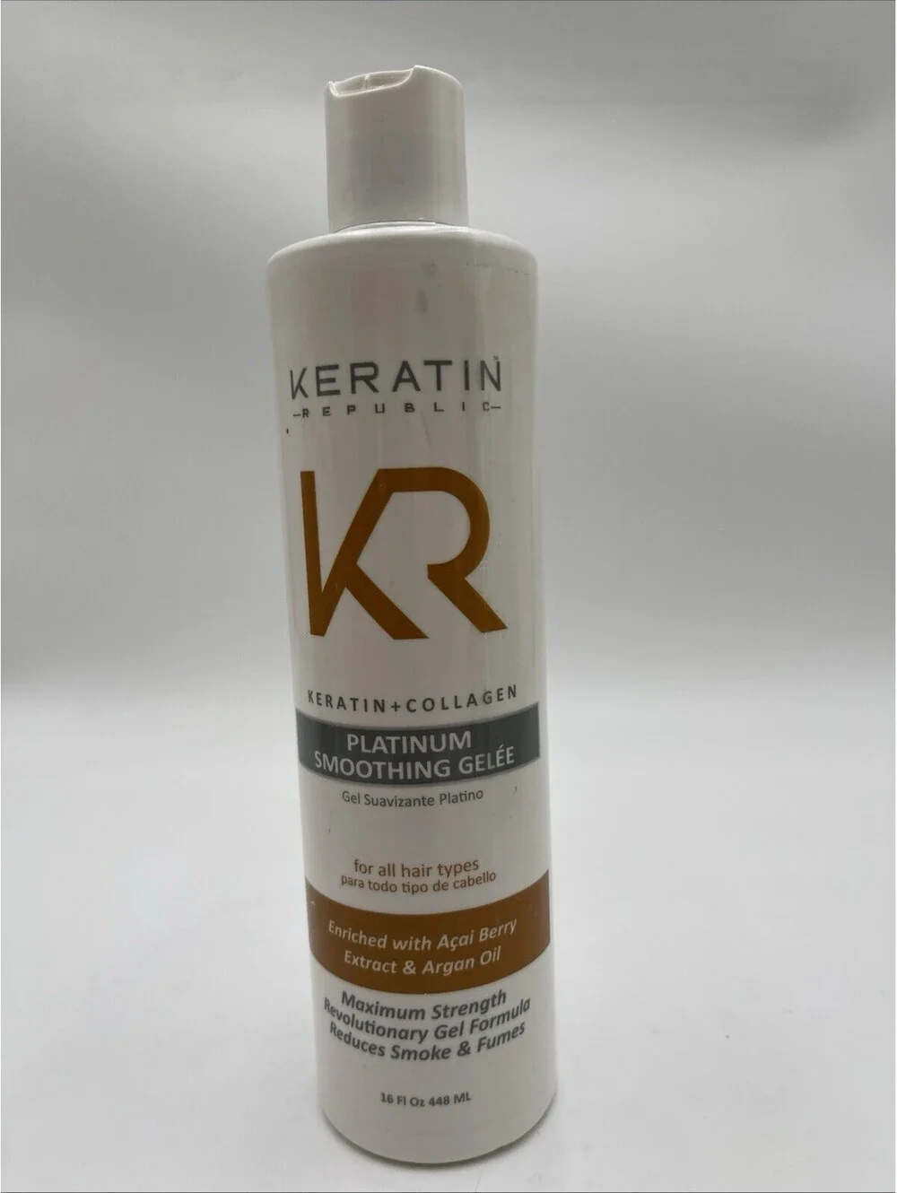 Keratin Republic Keratin+Collagen Platinum Smoothing Gelee 16Oz